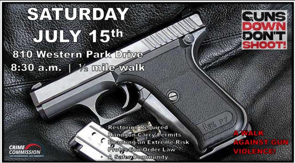 Walk Against Gun Violence poster