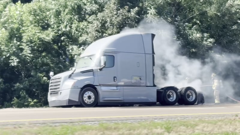 Drivers were met with delays Thursday after a fire on I-40 near mile marker 26.6.