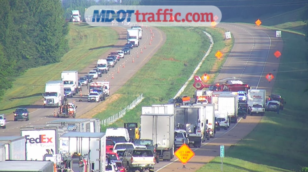 Interstate 22 closed due to crash, Life Flight helicopter lands