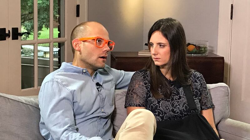 With her husband Waller at her side, Whitney Austin shared her story about being shot 12 times...