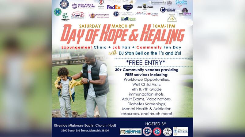 Shelby Co Criminal Court Clerk s Office to host Day of Hope Healing Shelby Co Criminal Court Clerk s Office to host Day of Hope Healing
