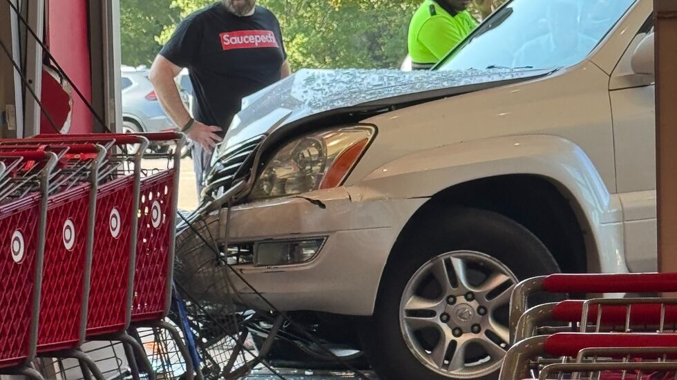 Target Accident Driver crashes into Target store on Colonial Road, police say