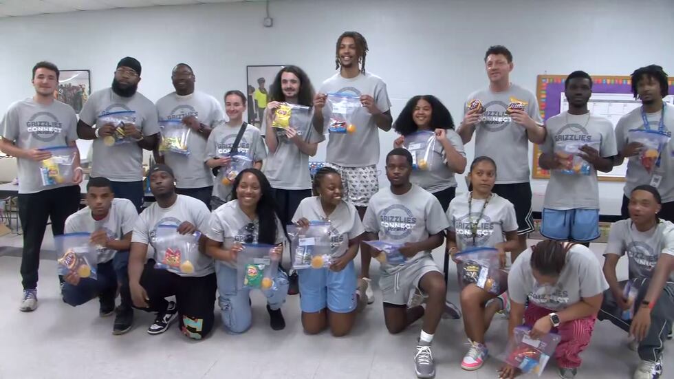 Grizzlies host community outreach event at Bickford Park, Tuesday, June 25, 2024.