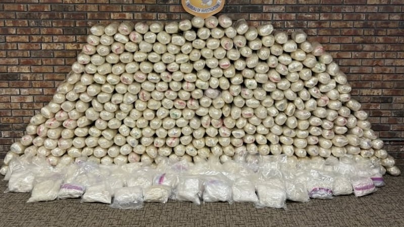 Hundreds of kilograms of crystal methamphetamine were seized after they were hidden in...