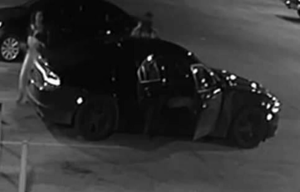 Suspects' car, 2019-2020 black Dodge Charger