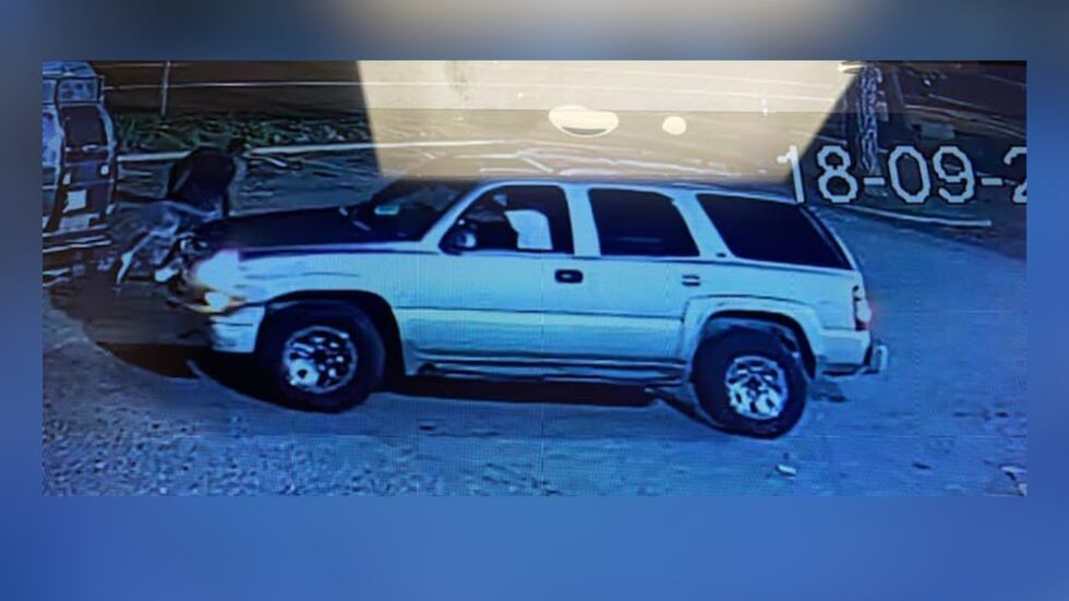 Police say this silver/gray SUV was the getaway vehicle used in a murder outside the Airport...