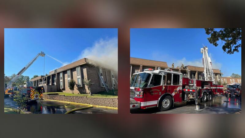 The Large Fire over at Fountain Square Condominiums