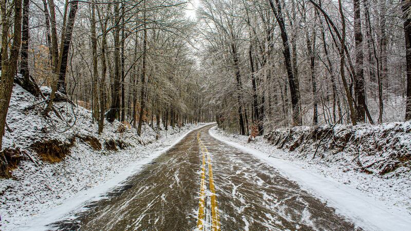 Snow in Akota, TN