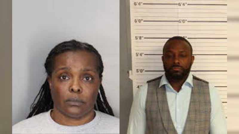 Vinessa (L) and Deandre Brown (R)