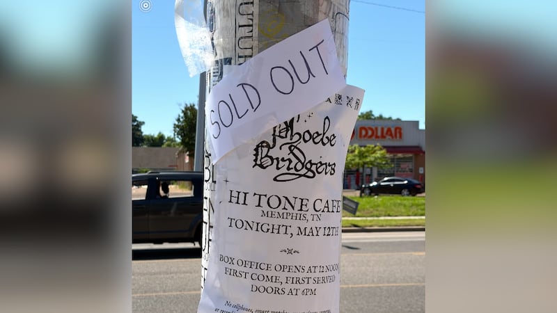 Phoebe Bridgers quickly sells out surprise pop-up show in Memphis
