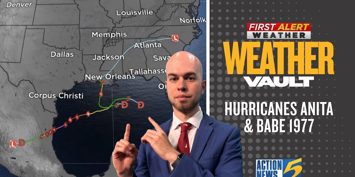WEATHER VAULT: Hurricanes Anita & Babe 1977