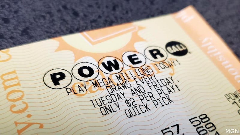 PHOTO: Power Ball lottery ticket