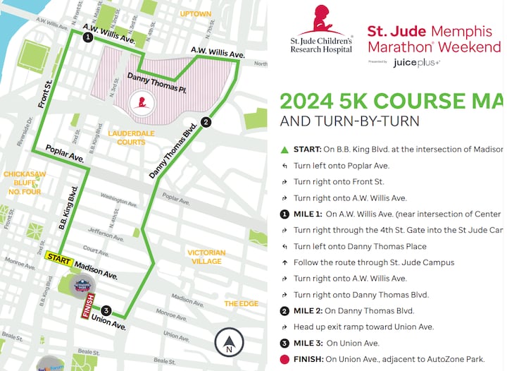 St. Jude releases course maps for 2024 marathon weekend