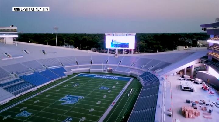 Get In Line Memphis Tigers debut renovated Liberty Stadium, fans navigate long ...