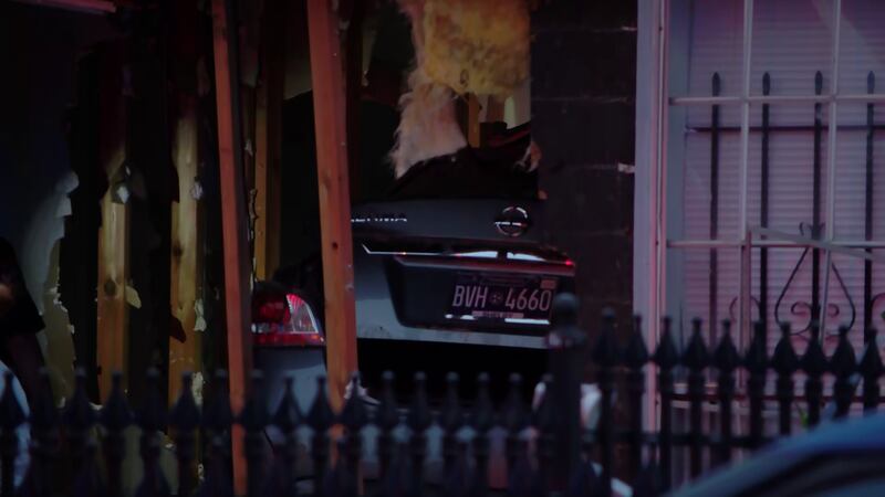 Memphis police respond to a car crash into a Parkway Village home Wednesday, more