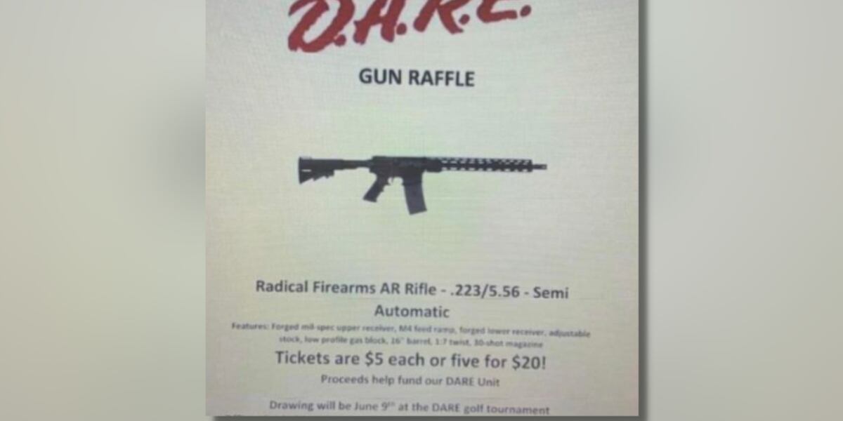 AR-15 raffle pulled from school’s DARE fundraiser following recent mass ...