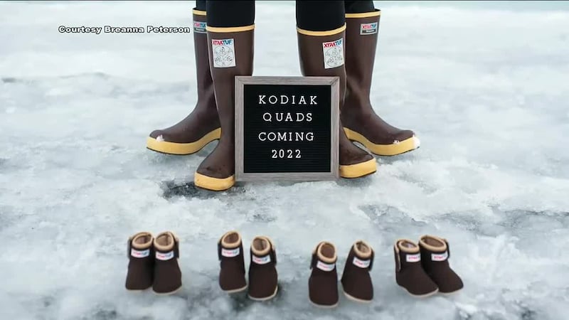 Kodiak couple expecting Alaska’s second recorded set of quadruplets