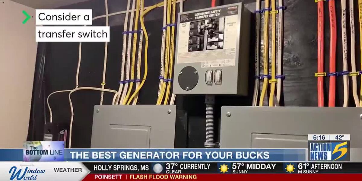 Bottom Line: The best generator for your bucks