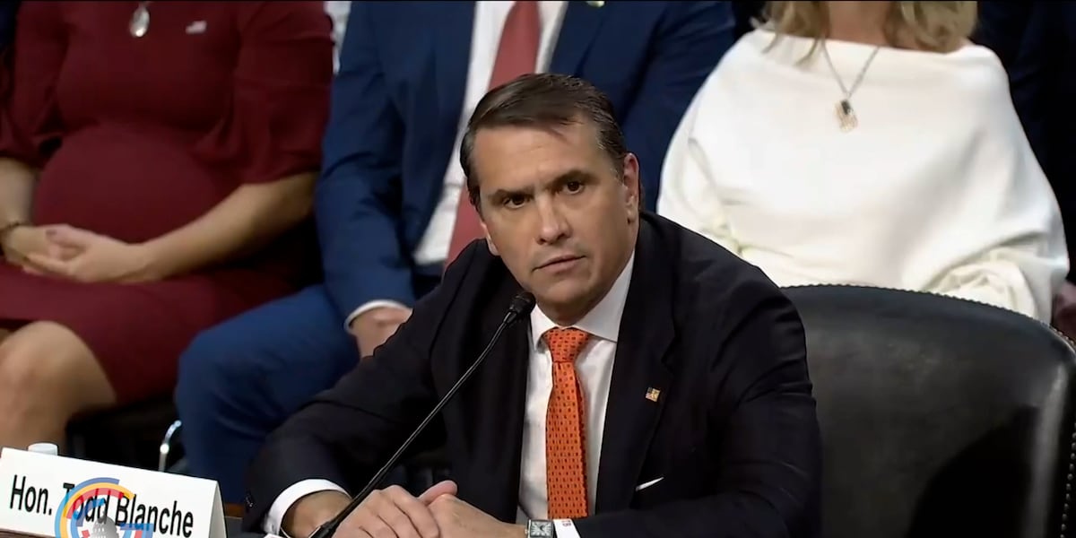 Todd Blanche faces grilling in AG confirmation hearing