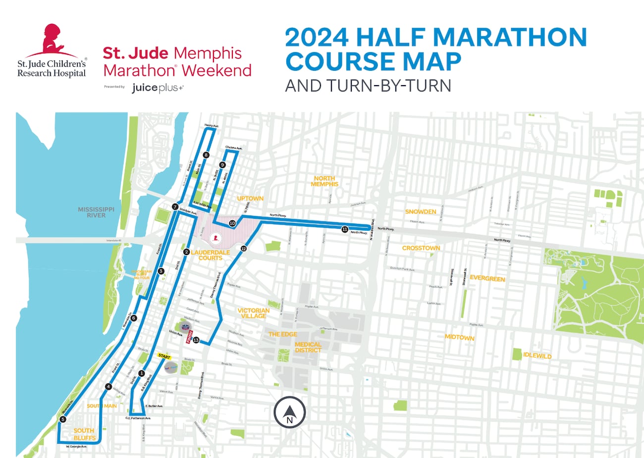 St. Jude releases course maps for 2024 marathon weekend