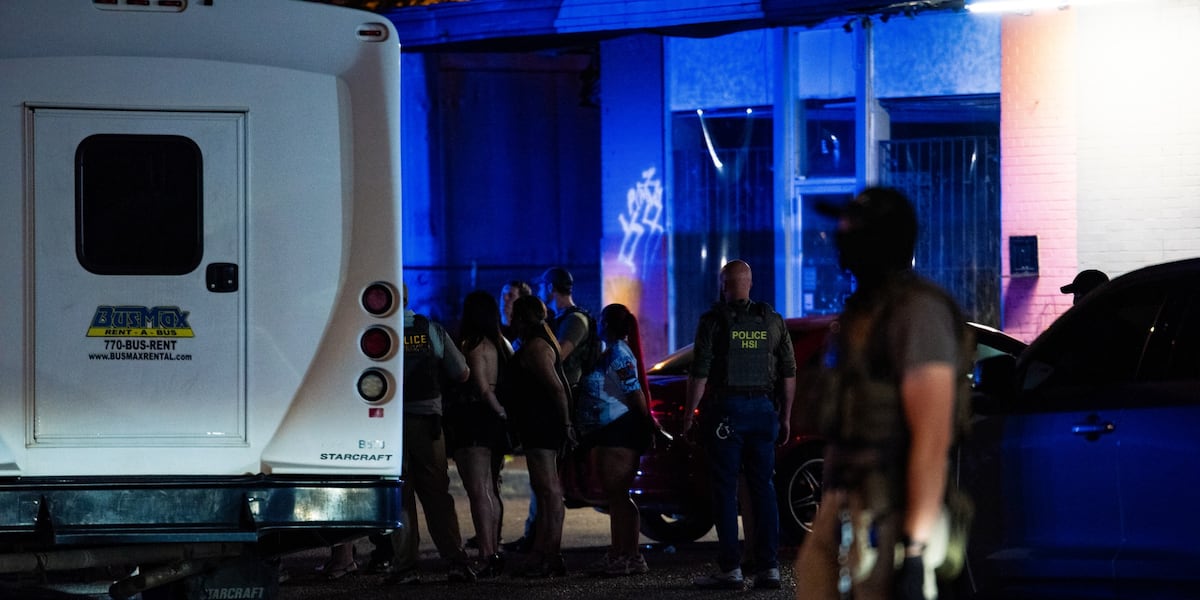 Ice-led operation detains dozens in Northeast Memphis raid