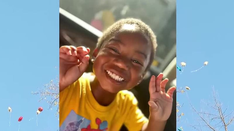 A balloon release was held to honor a 2-year-old who was killed by his babysitter while his...