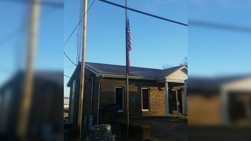 Town of Bruceton lowers flags on Inauguration Day