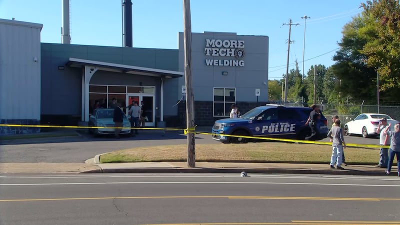 A police presence blocked traffic off at North Bellevue Boulevard and Autumn Avenue on Friday.