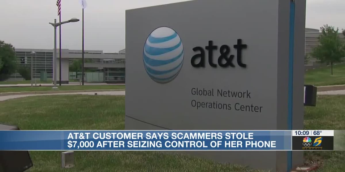 AT&T customer says scammers stole over $7K after hacking her phone