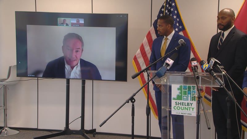 Smiley and Harris, along with Shelby Co. Commissioners Erika Sugarmon and Henri Brooks, State...