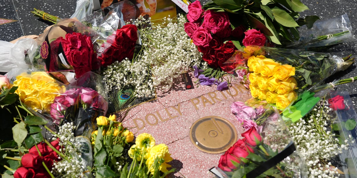 Dolly Parton’s star vandalized on Hollywood Walk of Fame