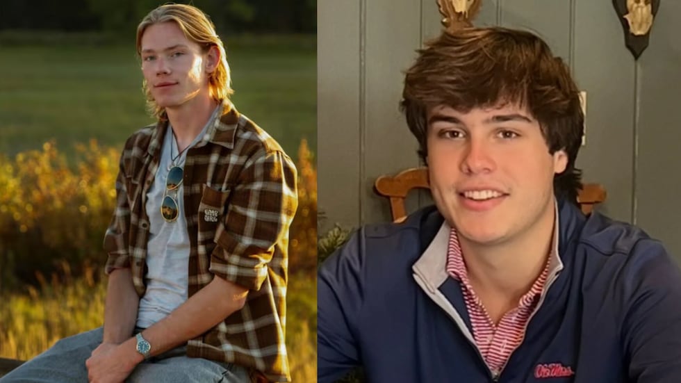 Ole Miss students' cause of death revealed in court 1 (L to R) Aidan Hamilton and Robert Strang