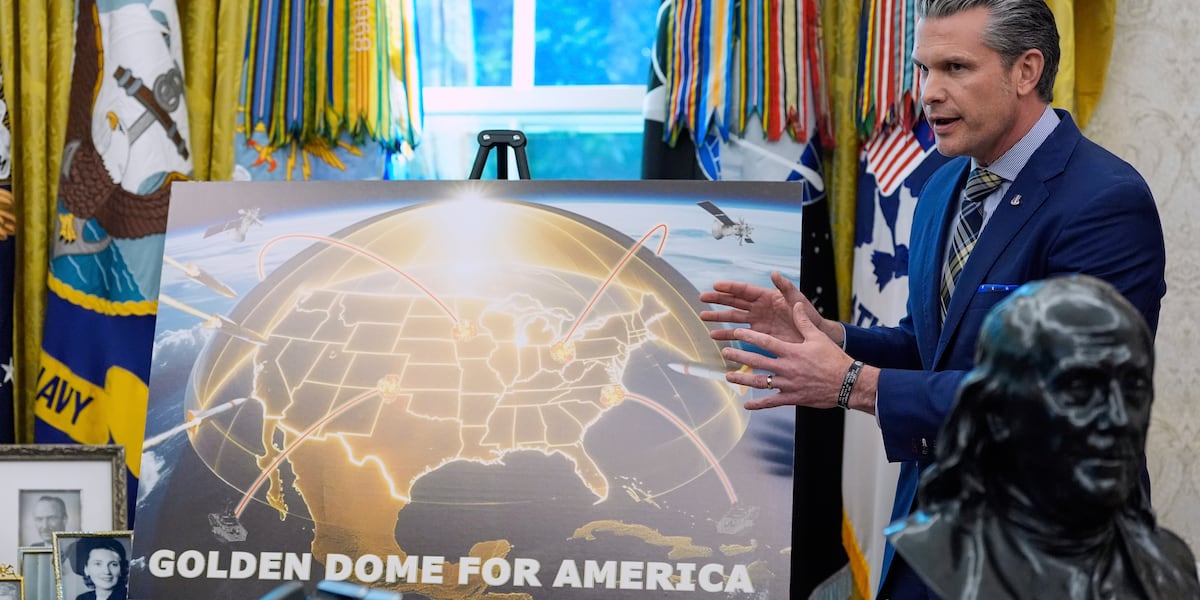 Trump selects concept for $175 billion ‘Golden Dome’ missile defense system