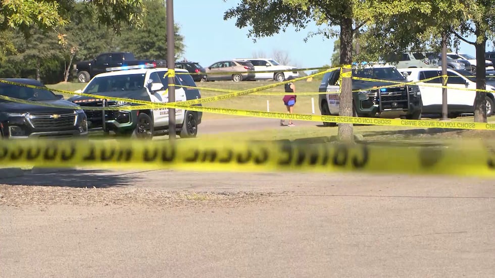 The scene at Shelby Farms Park in Memphis after 22-year-old Ellie Young was shot and killed...