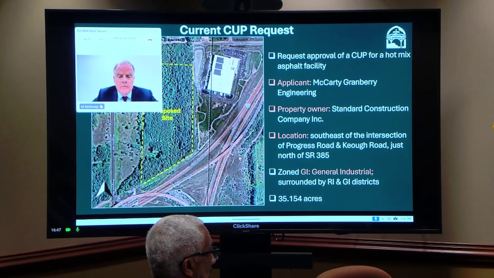 Leaders discuss development of hot mix asphalt plant in East Collierville