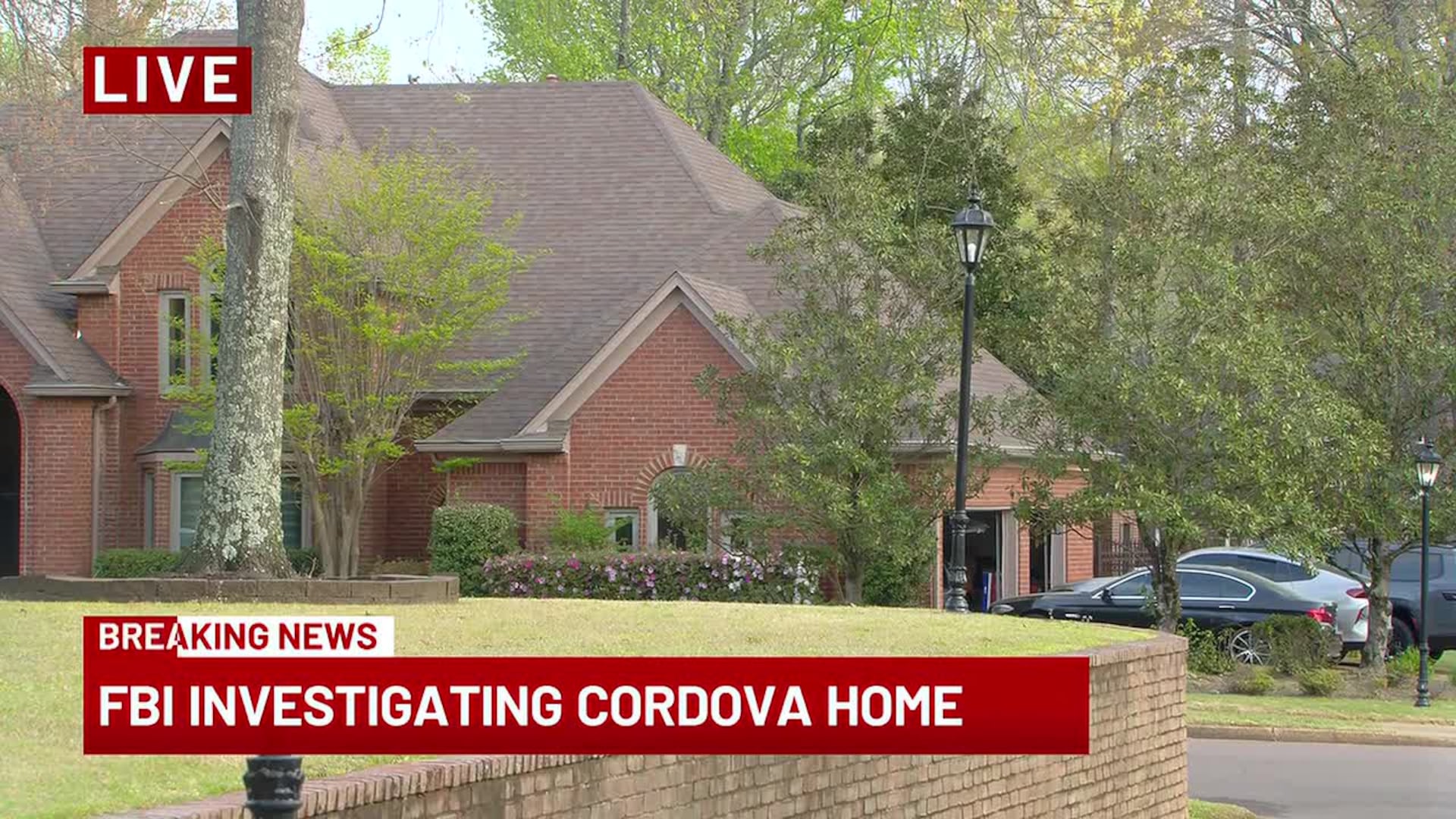 Heavy FBI presence at home in Cordova