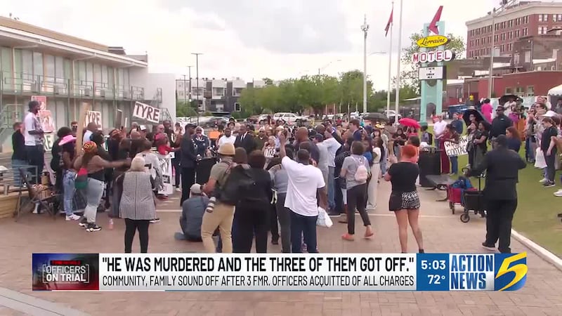 After the verdict was read, Tyre Nichols' family left the courtroom without saying a word. But...