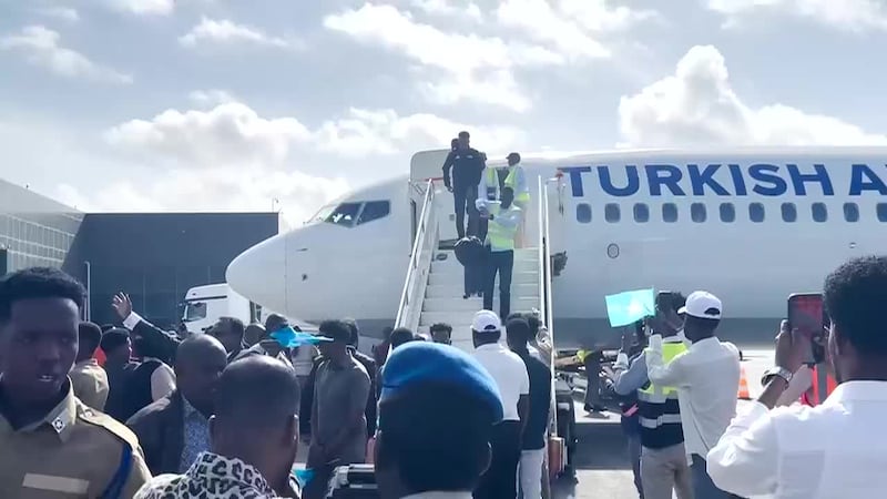 Somali soccer referee denied entry to US for World Cup is welcomed home as a hero (Source: AP)