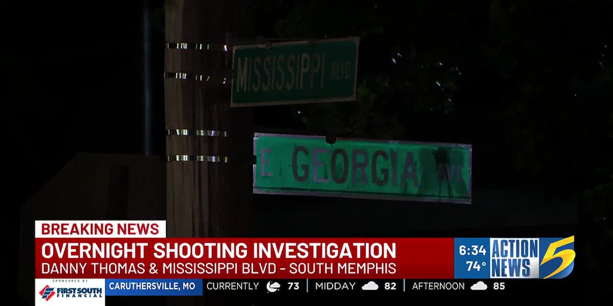 Overnight shooting investigation on Mississippi Boulevard