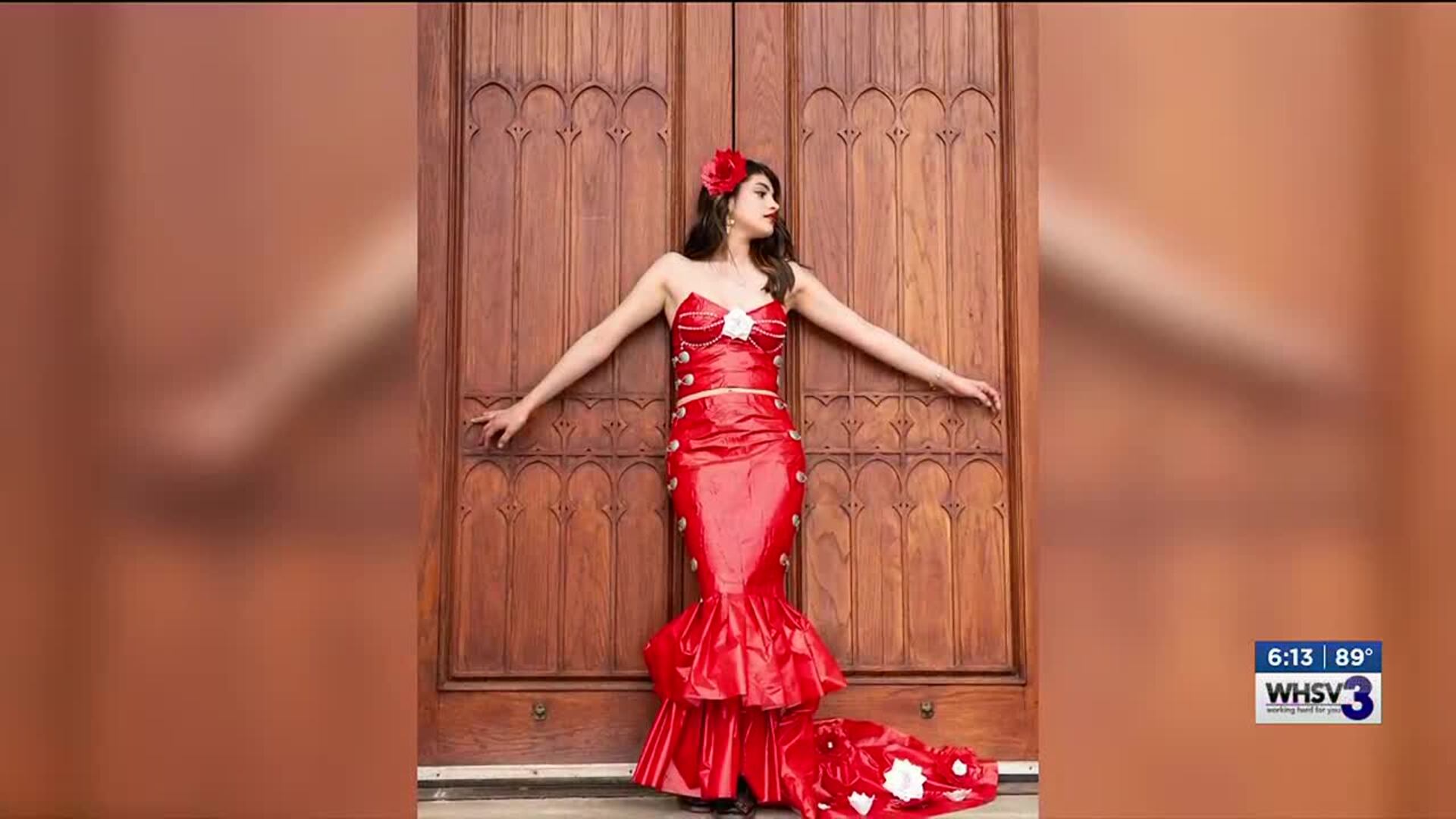 duct tape prom dress winner 2024 Los Angeles teen who made winning duct tape prom dress describes process and inspiration