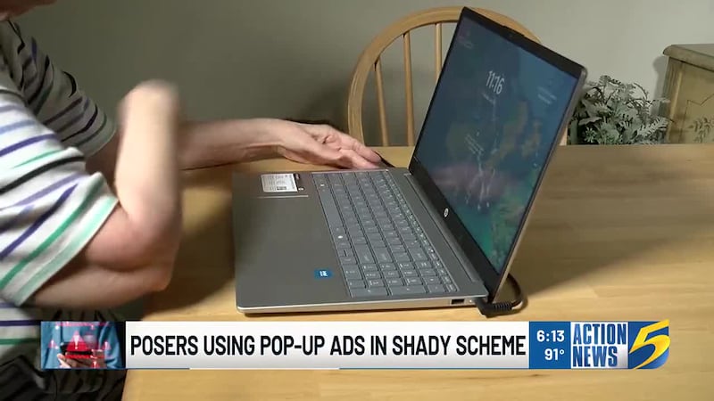 There is a warning about pop-up ads on your phone or laptop--the ones that say there’s a...