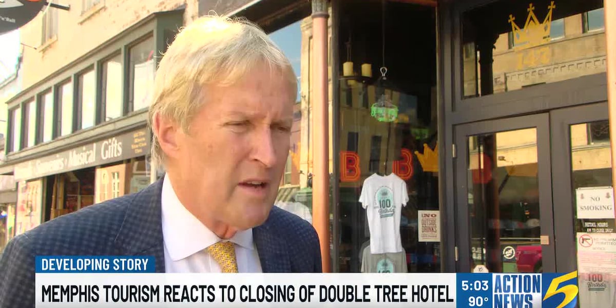 Memphis Tourism reacts to closing of downtown hotel