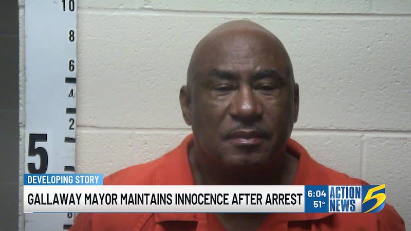 In a statement, the City of Gallaway says Mayor Mayo maintains his innocence and there are no...