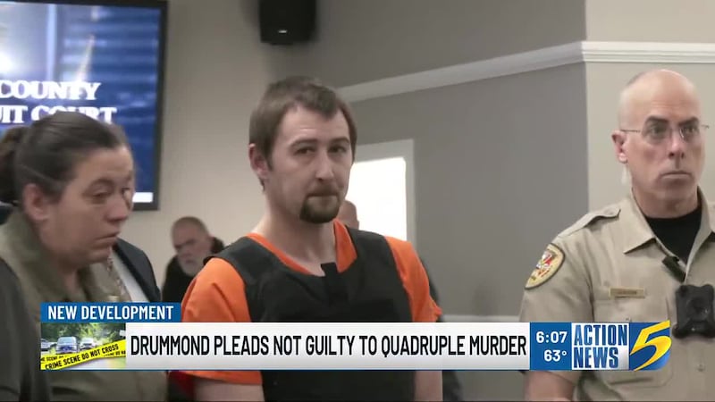 This marked his first appearance since a grand jury indictment for the four murders.