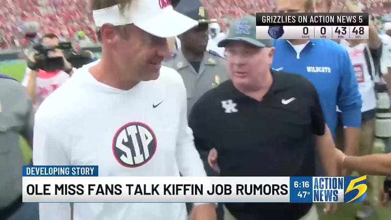 Ole Miss fans in Oxford are sharing their speculation around head football coach Lane Kiffin’s...