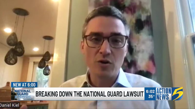 He says the case against the National Guard’s presence in Memphis will most likely move faster...