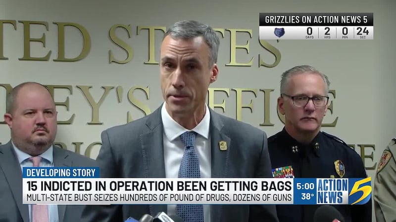 Fifteen people were indicted as part of a drug trafficking organization through West...